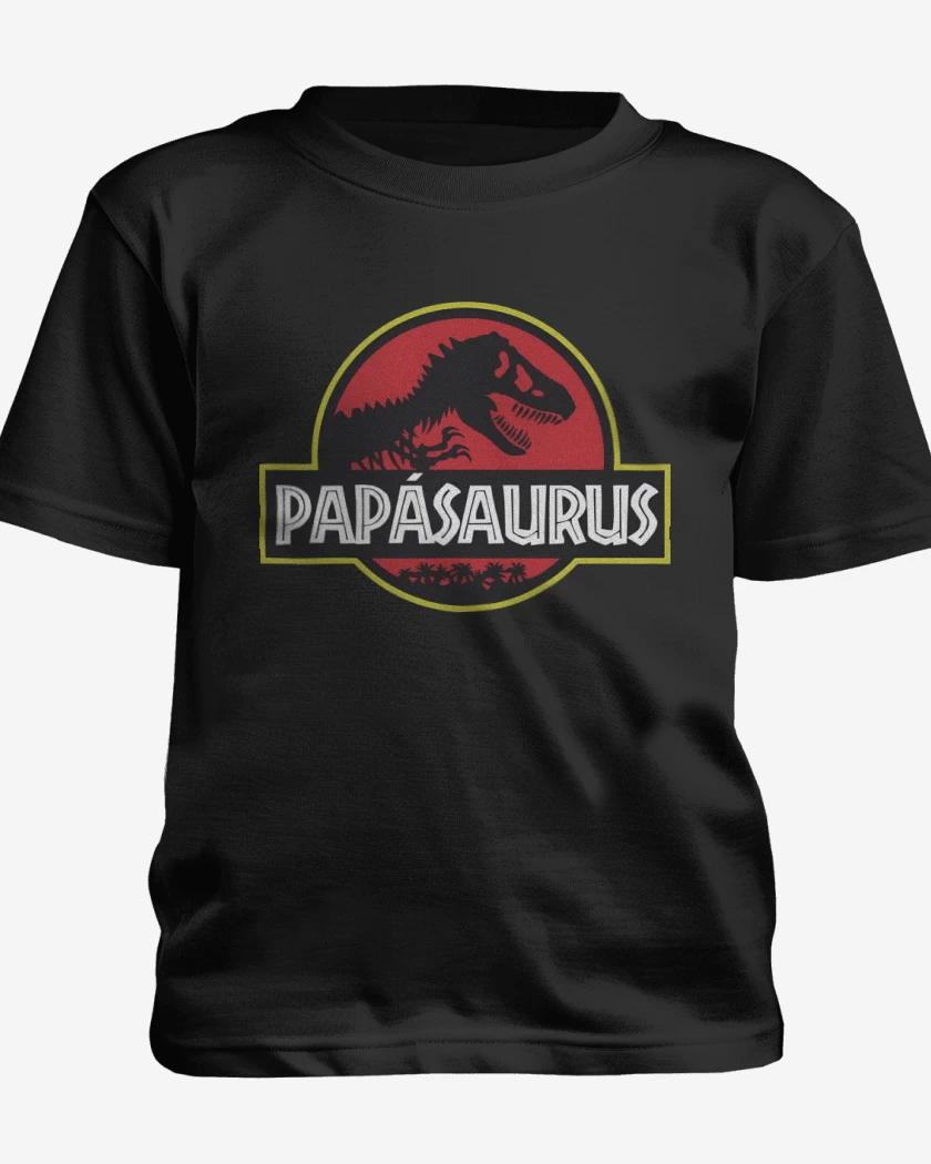 Polera de niño Negro de Papásaurus