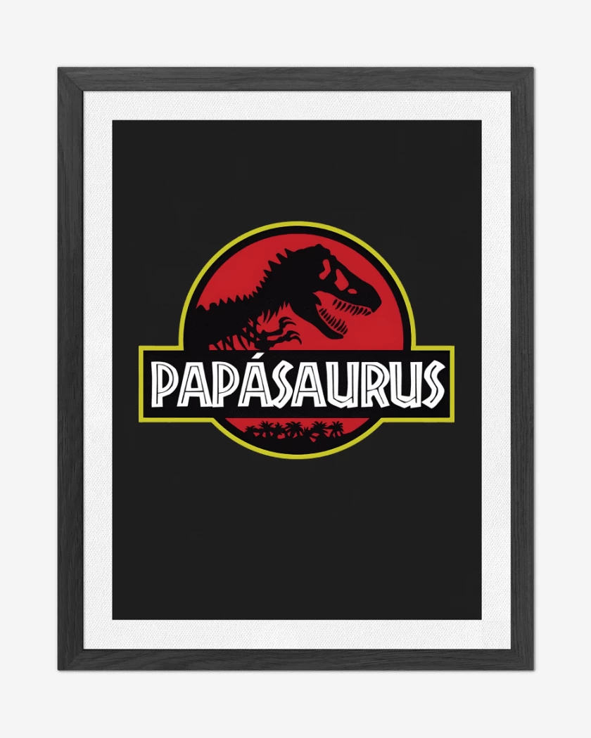 Cuadro decorativo Negro de Papásaurus