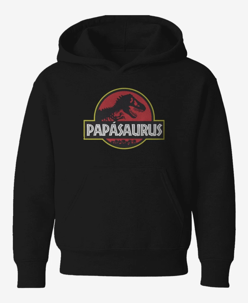 Poleron de niño Negro de Papásaurus
