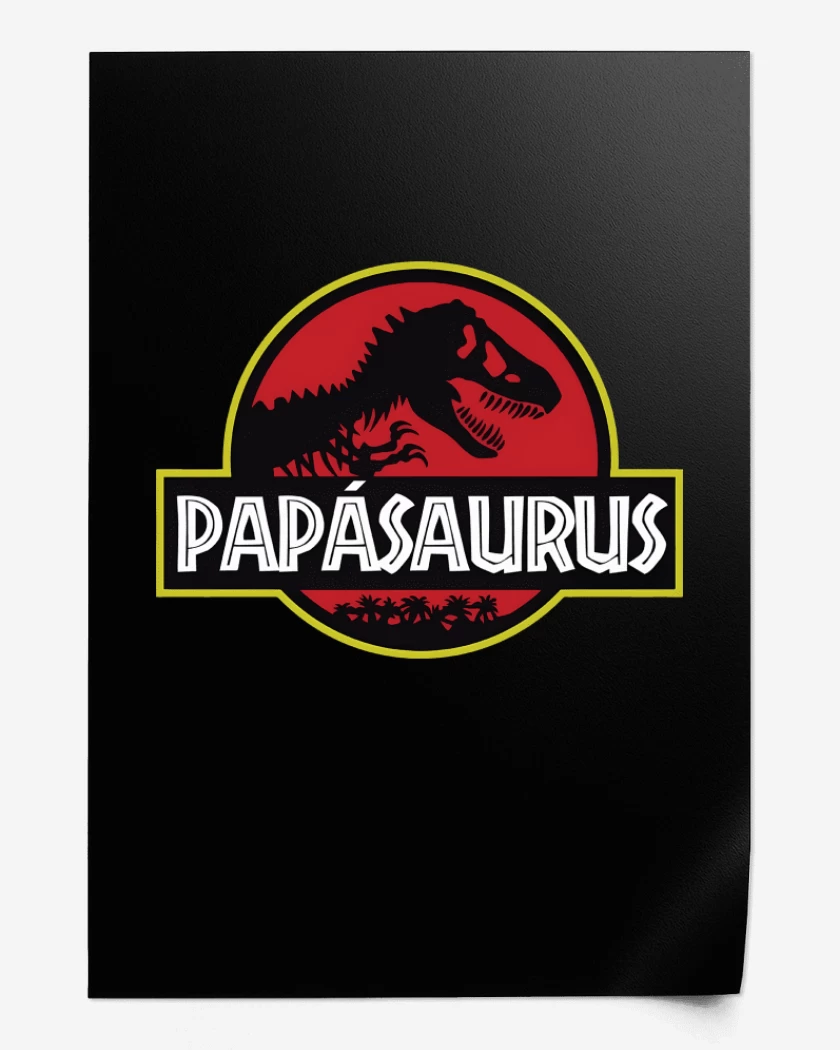 Print Negro de Papásaurus