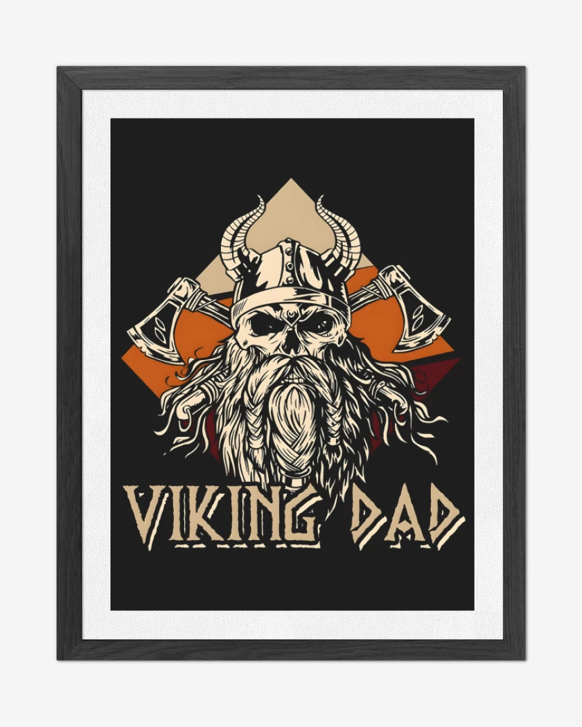 Cuadro decorativo Papá Vikingo