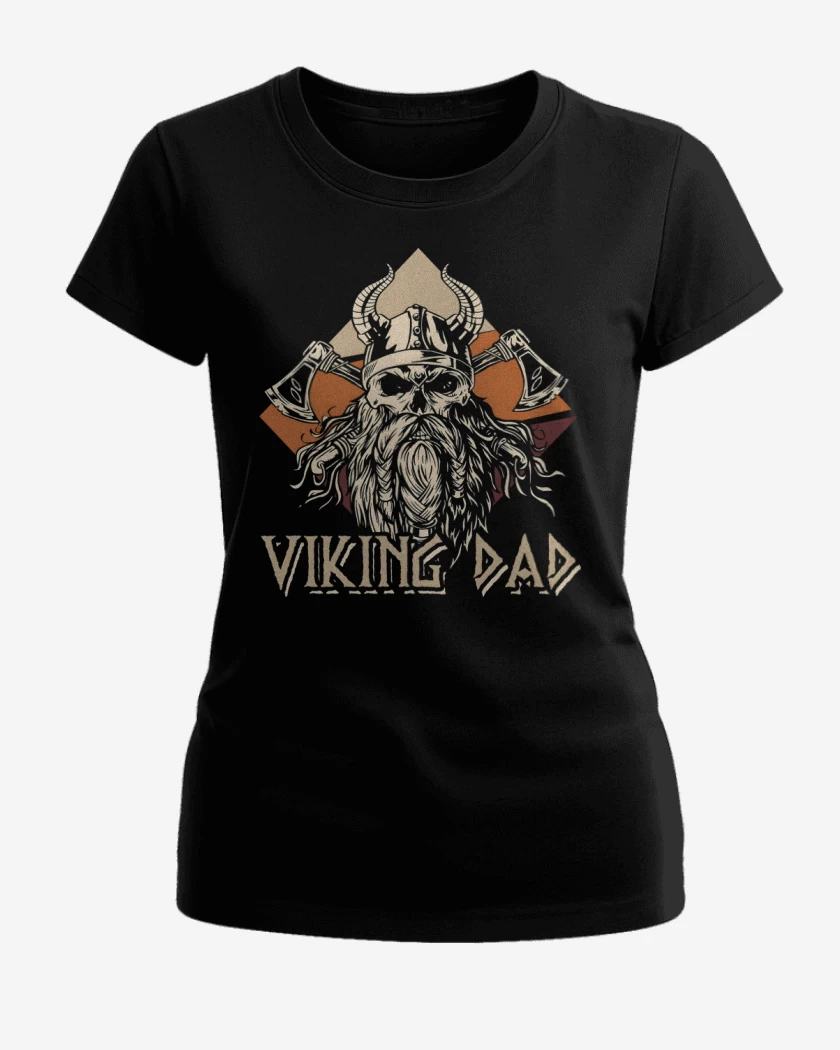 Polera de Mujer Negro de Papá Vikingo