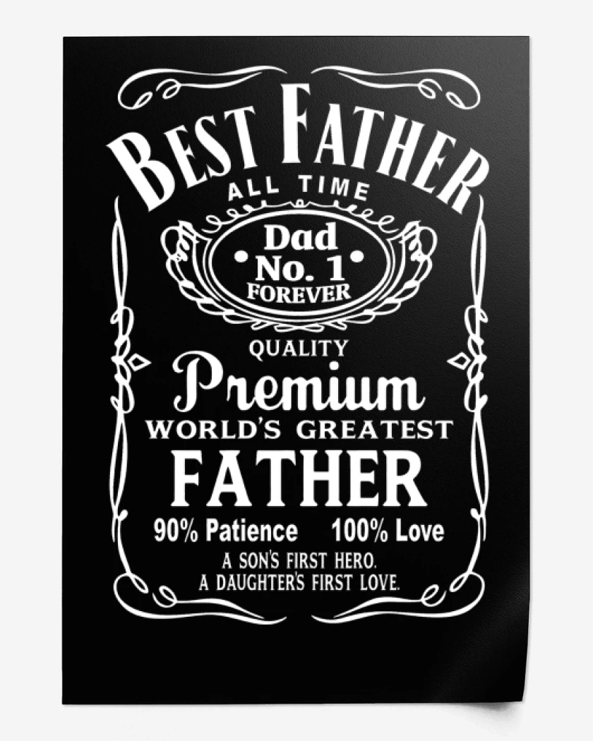 Print Best Father 