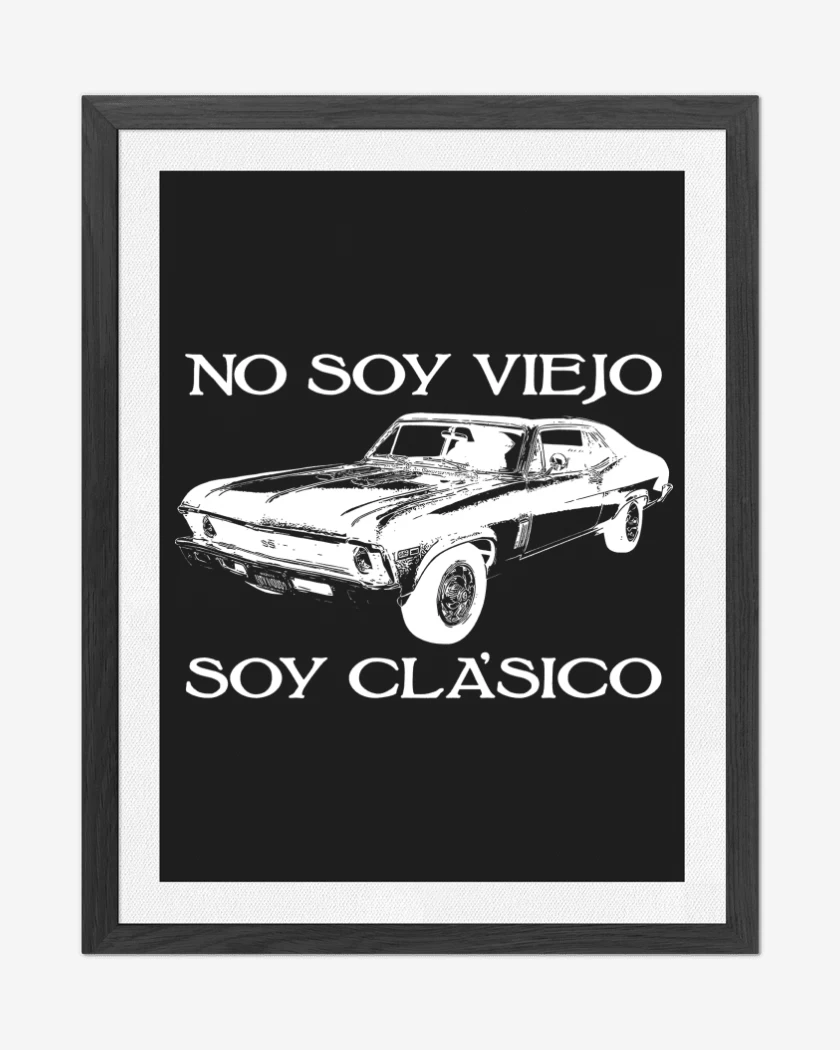 Cuadro decorativo No soy Viejo