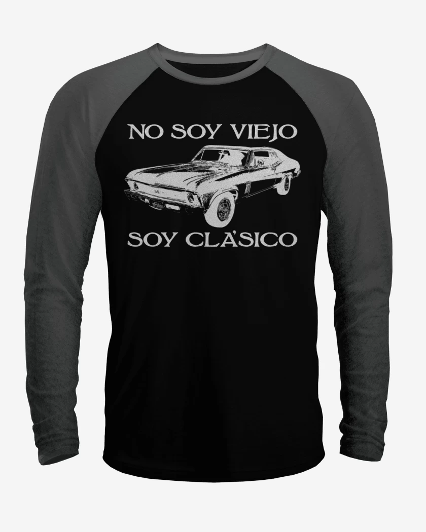 Polera Raglan No soy Viejo