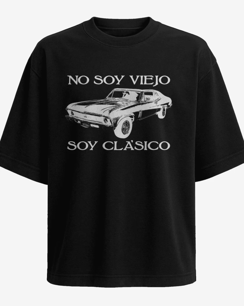Polera Oversize No soy Viejo