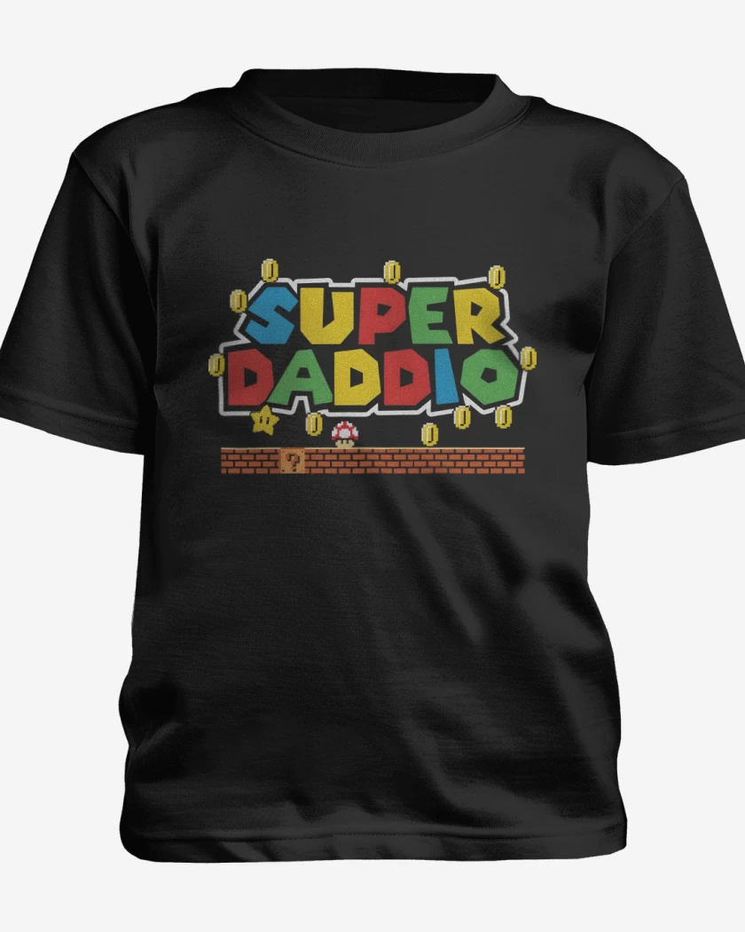 Polera de niño Negro de Super Daddio