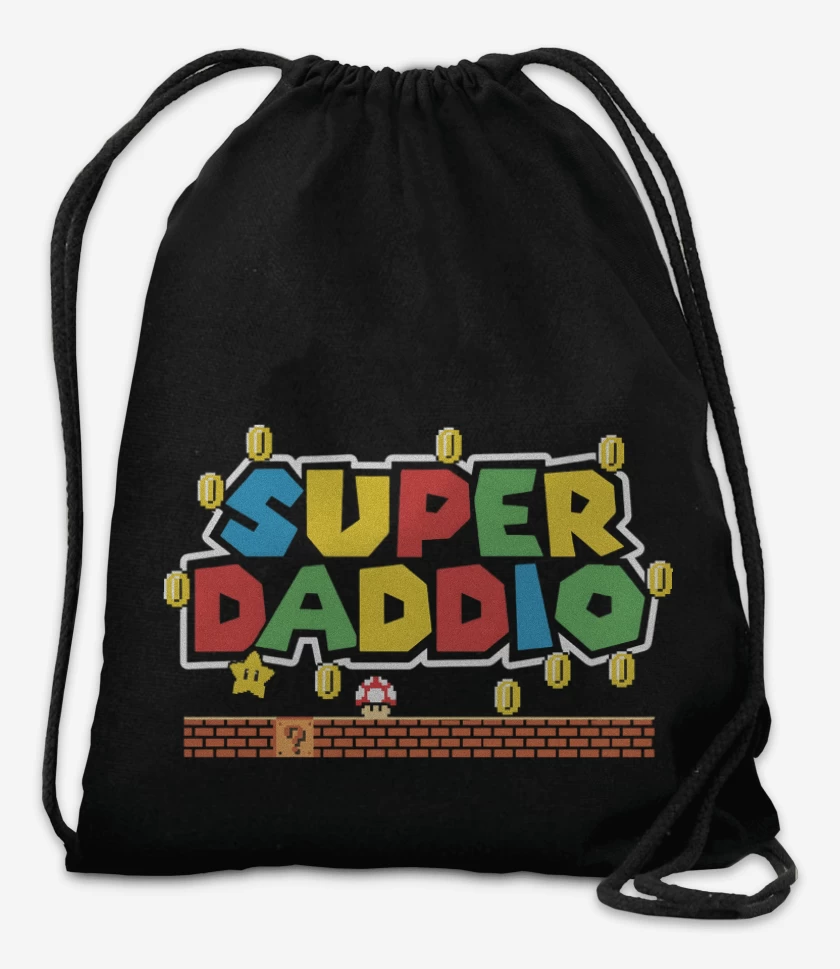 Mochila Negro de Super Daddio