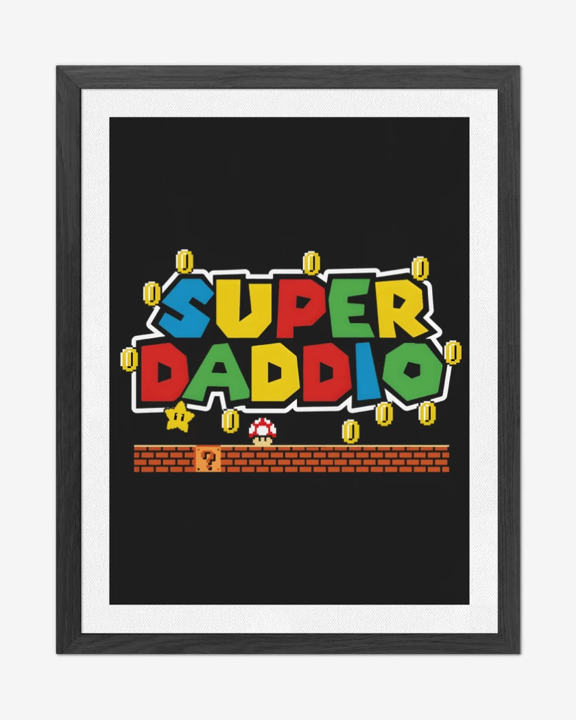 Cuadro decorativo Negro de Super Daddio