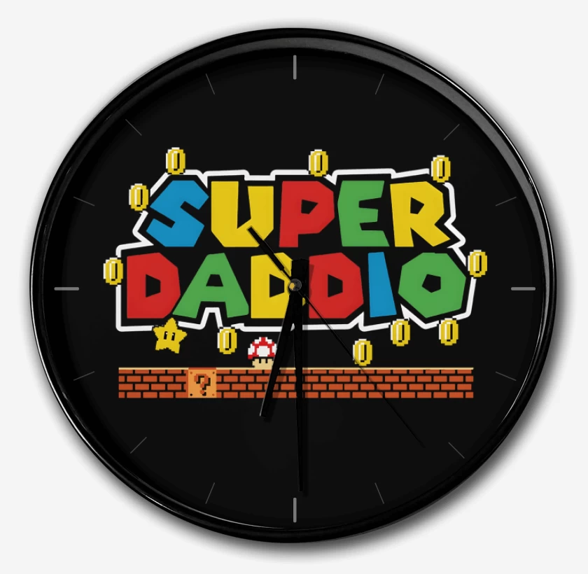 Reloj Negro de Super Daddio