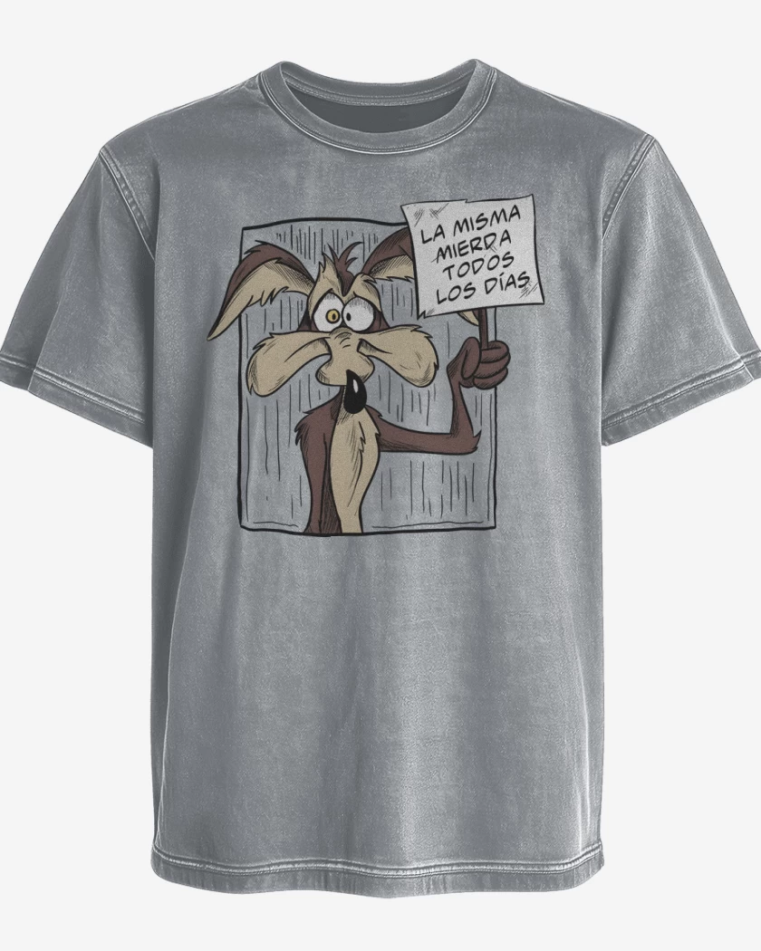 Polera desgastada La Misma Mierda...