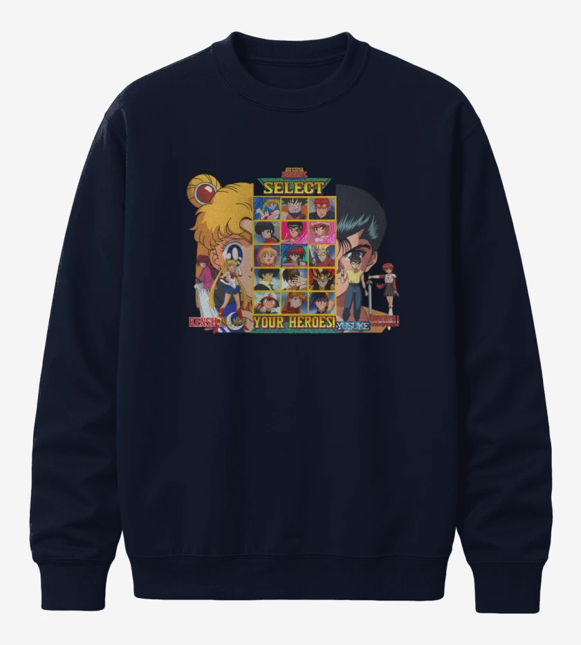 Poleron polo Anime Heroes