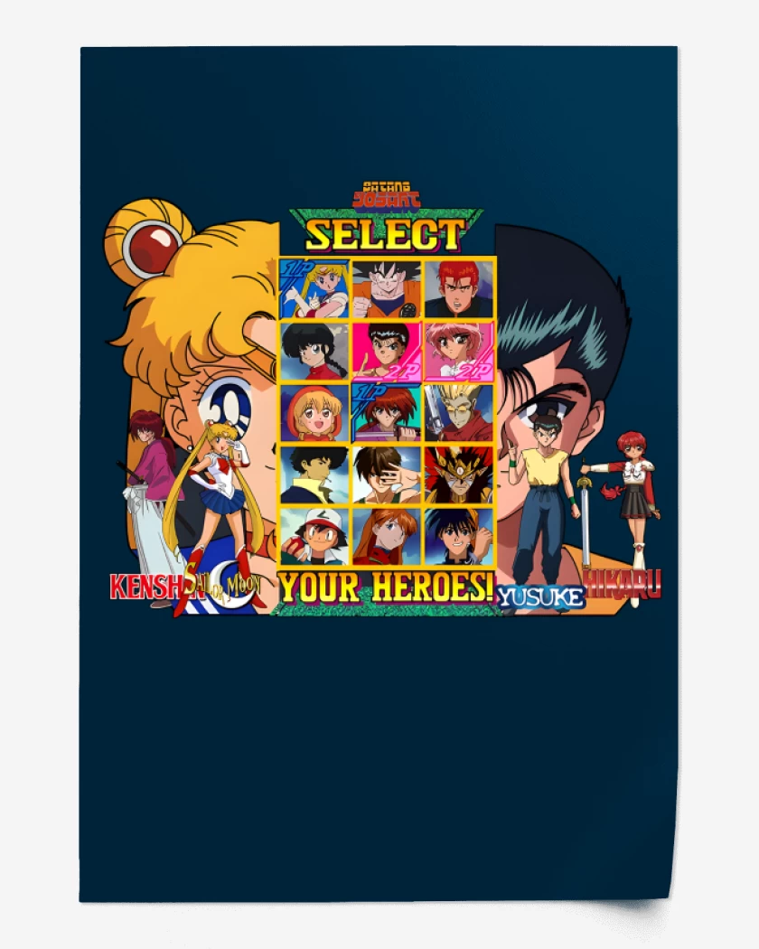 Print Anime Heroes