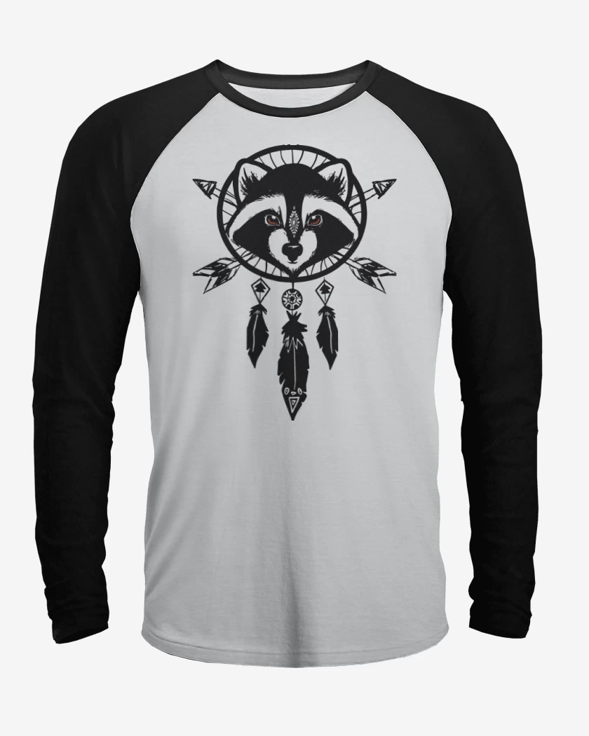 Polera Raglan Blanco / Negro de Mapch