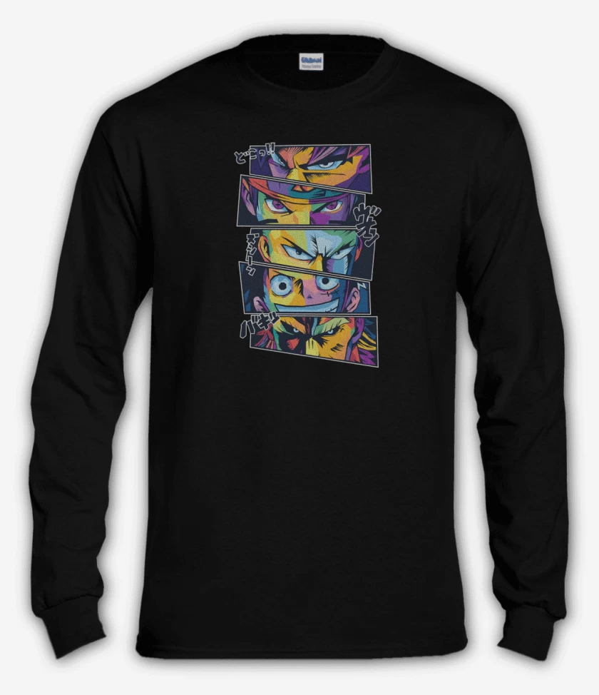 Polera manga larga Anime leyendas