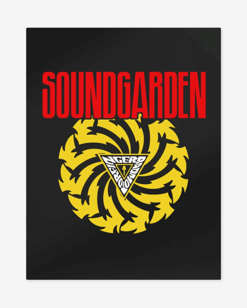 Print metalico Negro de Badmotorfinger