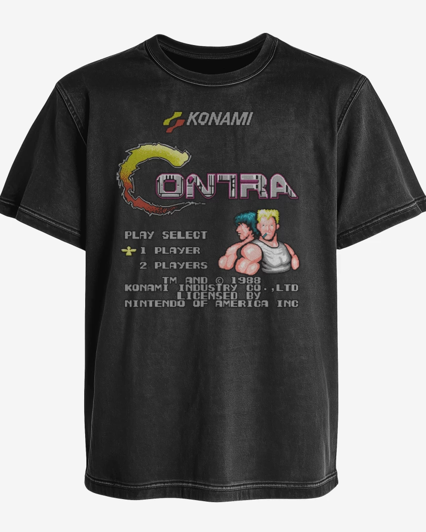 Polera desgastada Negro de Contra