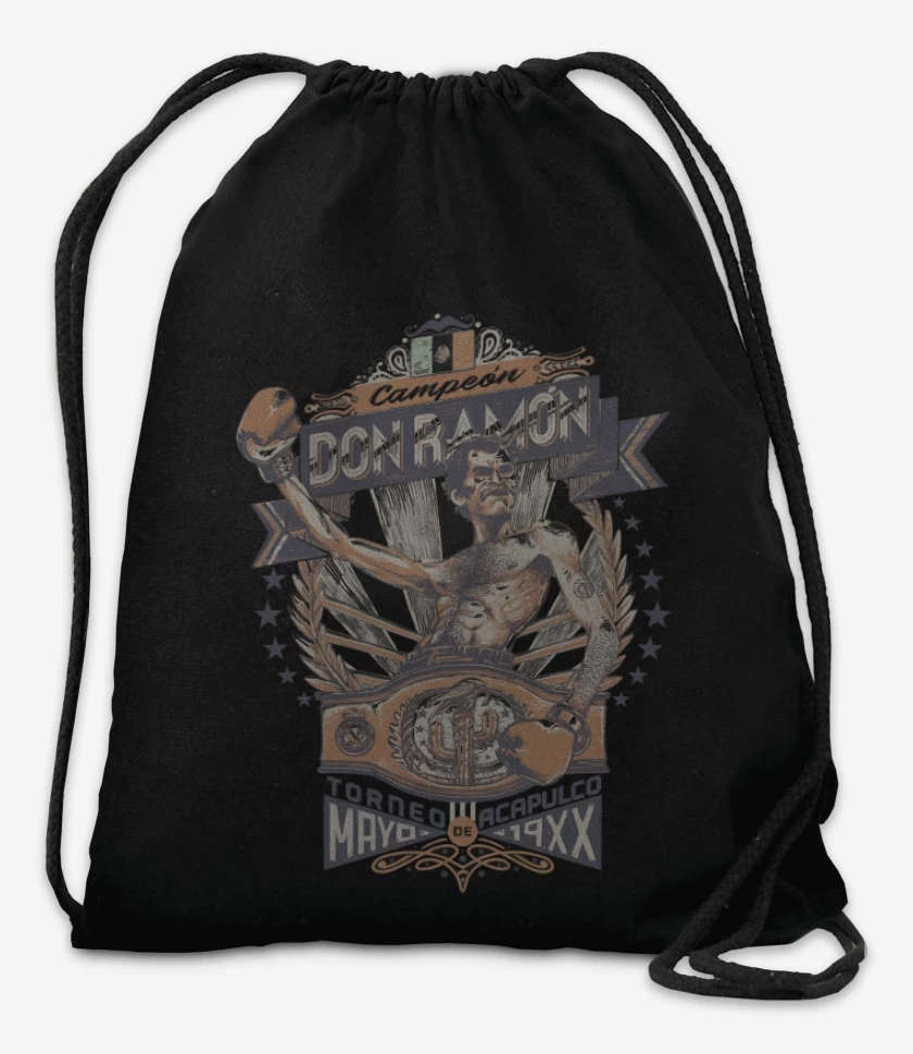 Mochila Negro de El mejor boxeador