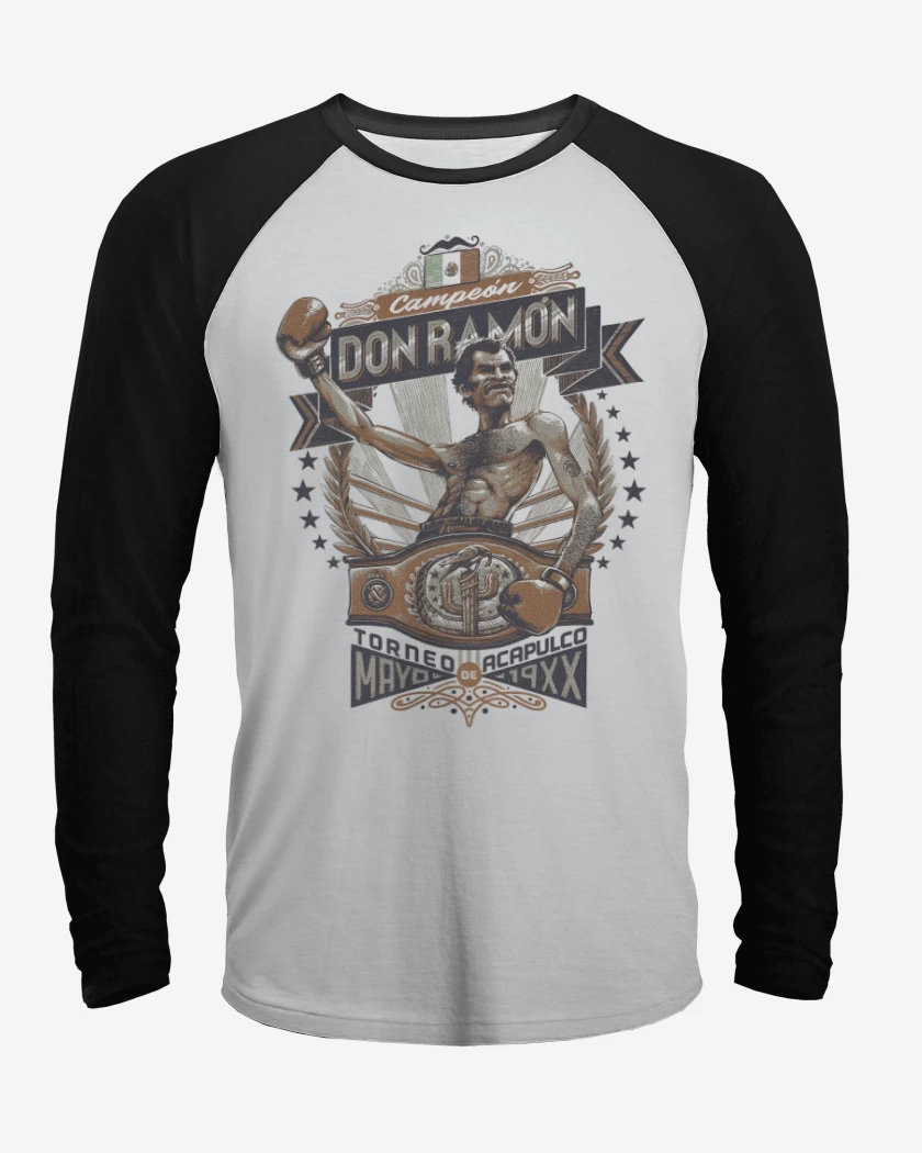 Polera Raglan El mejor boxeador