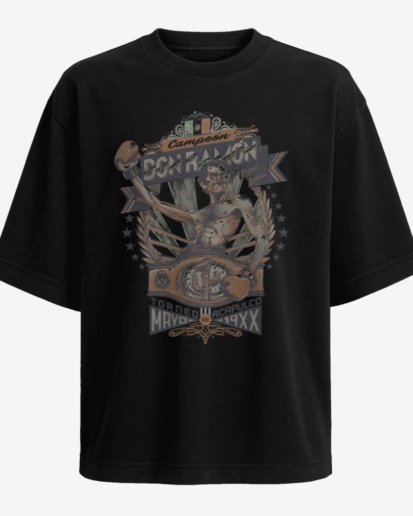 Polera Oversize El mejor boxeador