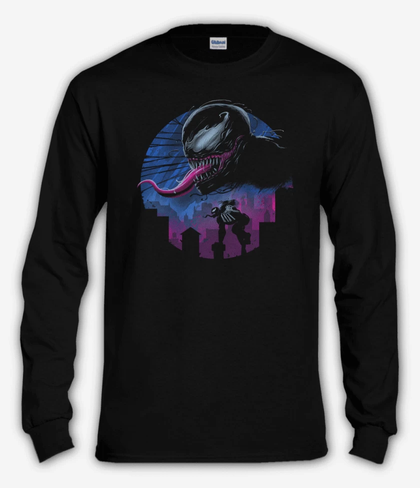 Polera manga larga Negro de El venenoso
