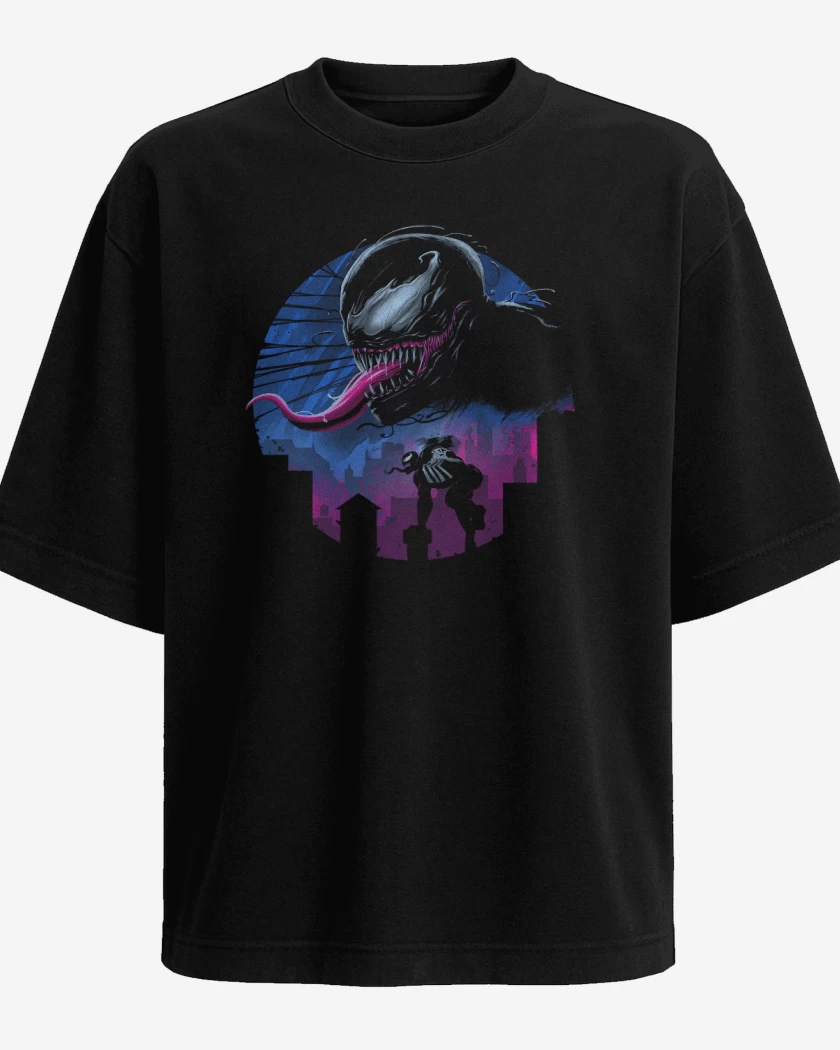 Polera Oversize Negro de El venenoso