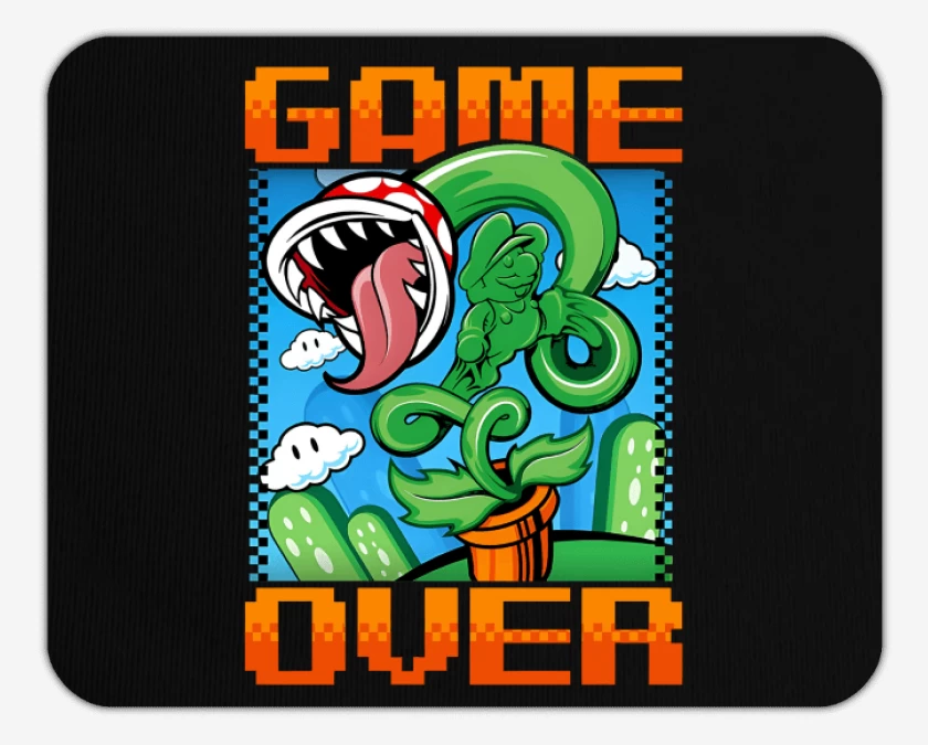 Mousepad Game over Bigote