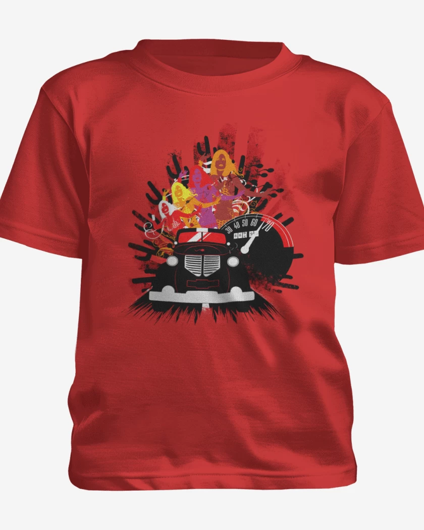 Polera de niño Rojo de Go with the flow