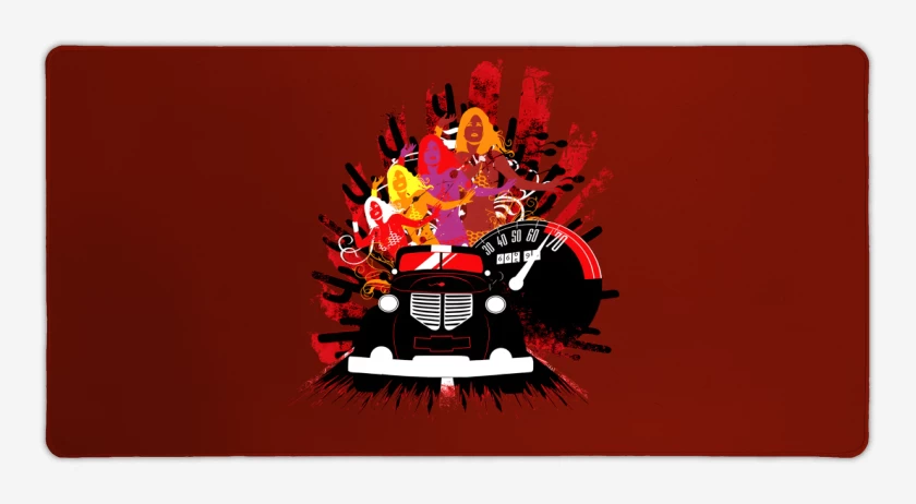 Mouse pad Gamer Go with the flow