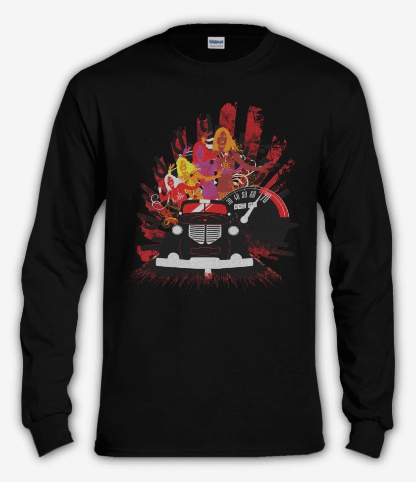 Polera manga larga Negro de Go with the flow