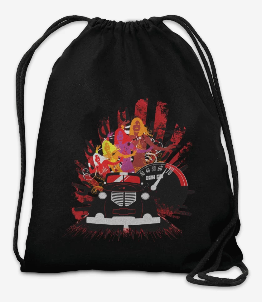 Mochila Negro de Go with the flow