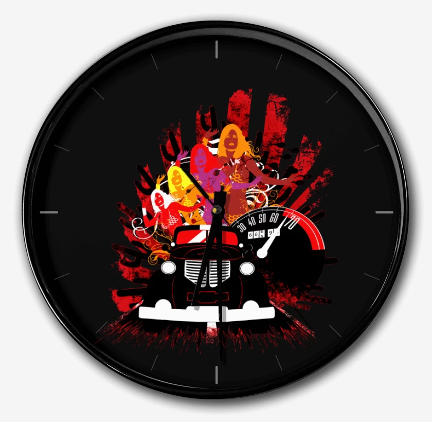 Reloj Negro de Go with the flow