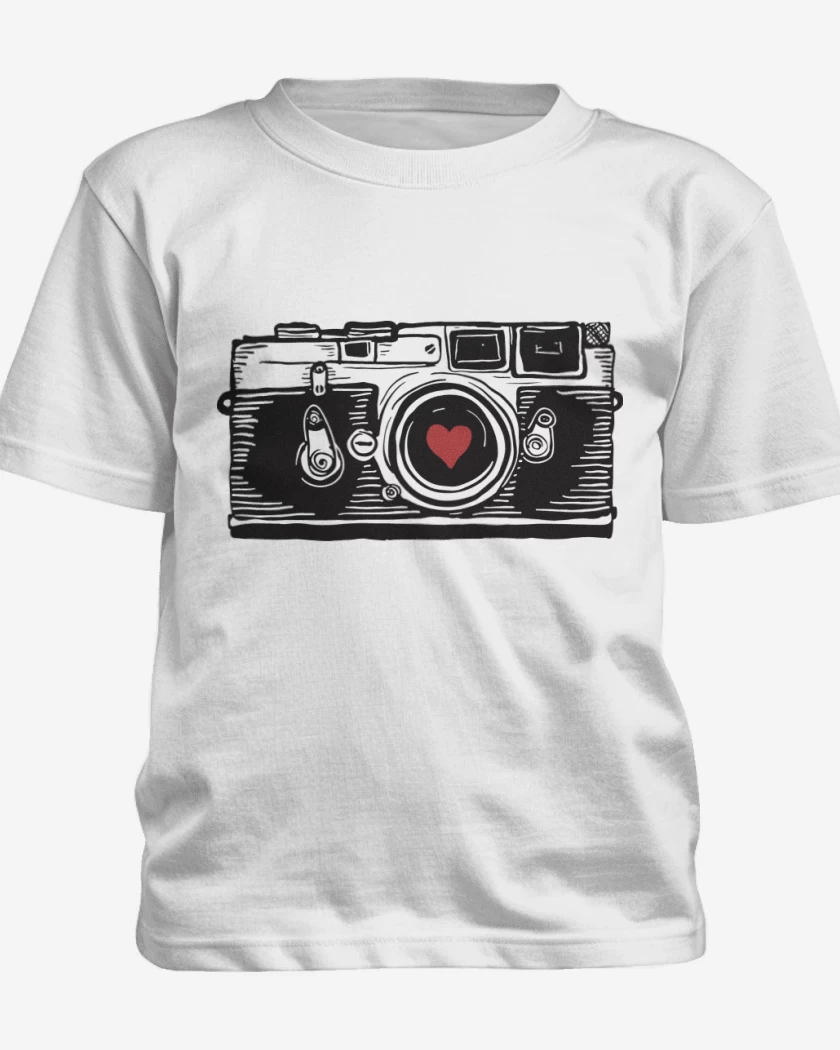 Polera de niño Blanco de Love Camera