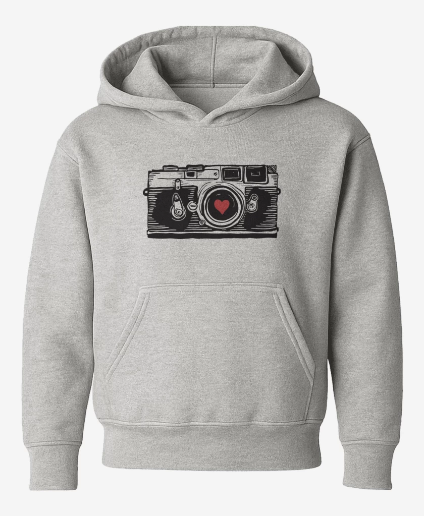 Poleron de niño Gris Melange de Love Camera