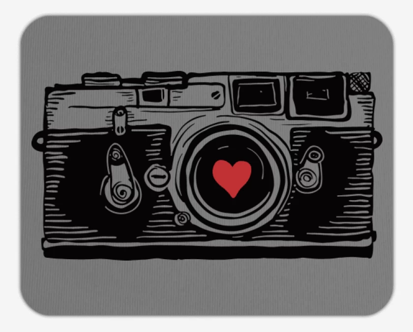 Mousepad Love Camera