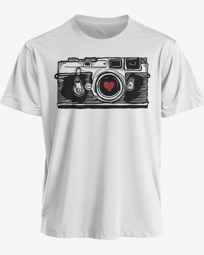Polera premium Blanco de Love Camera