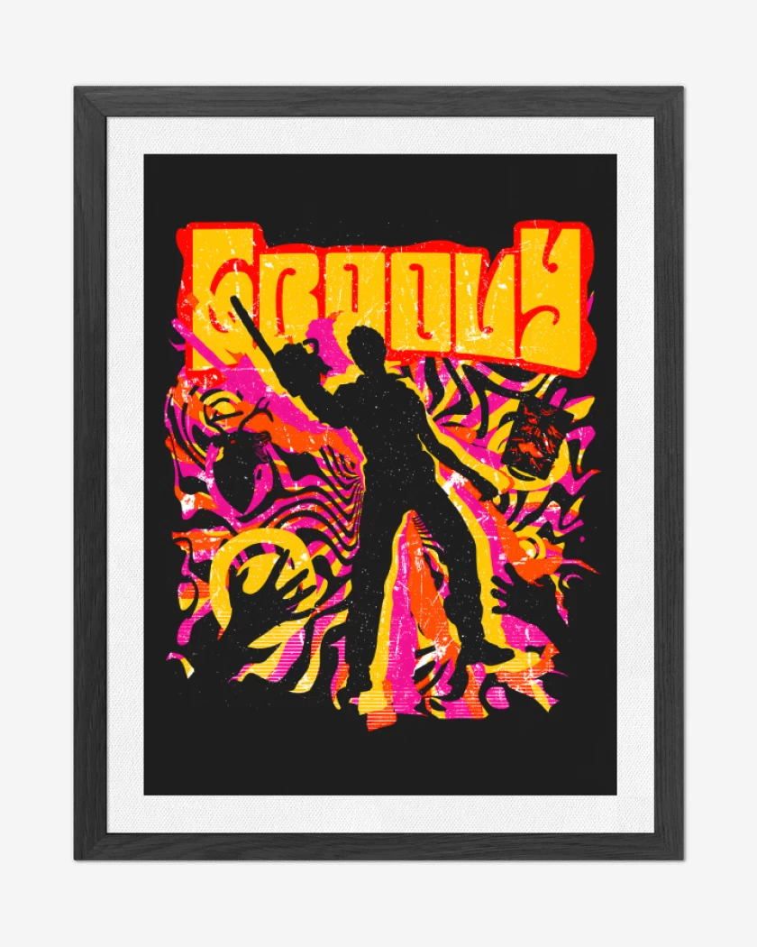 Cuadro decorativo Negro de Groovy 2