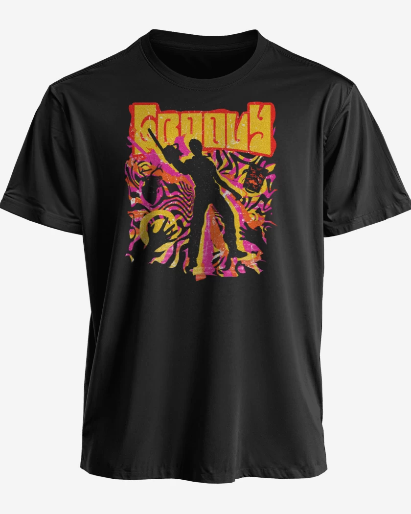 Polera premium Negro de Groovy 2
