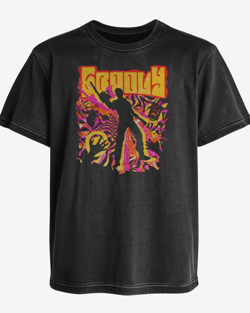 Polera desgastada Groovy 2