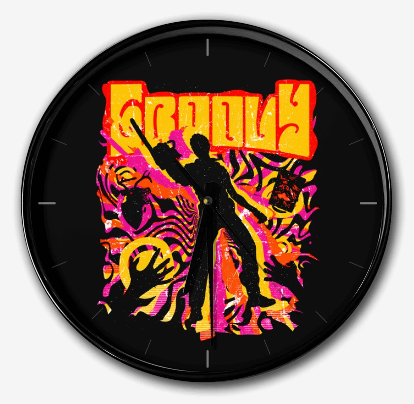 Reloj Negro de Groovy 2
