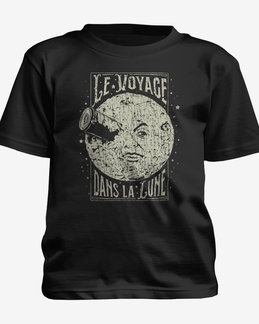 Polera de niño Negro de Le voyage dans la lune
