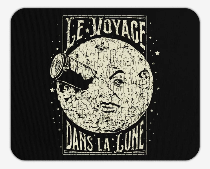 Mousepad Le voyage dans la lune