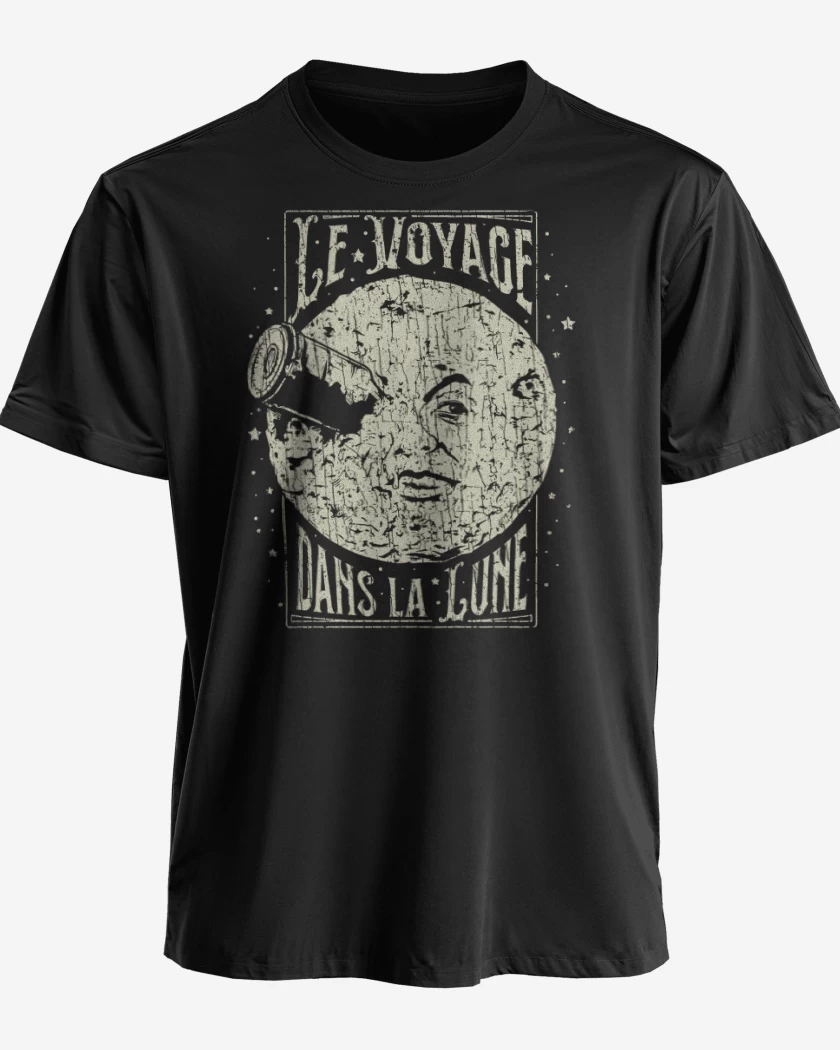 Polera premium Negro de Le voyage dans la lune