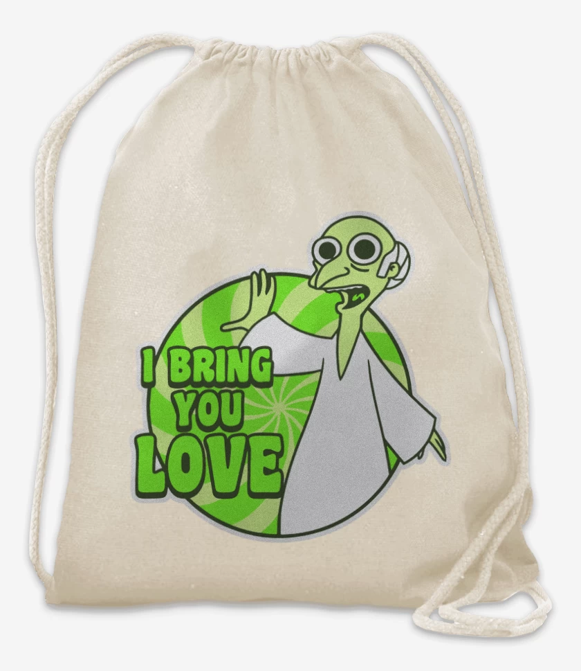 Mochila Blanco de Les traigo paz