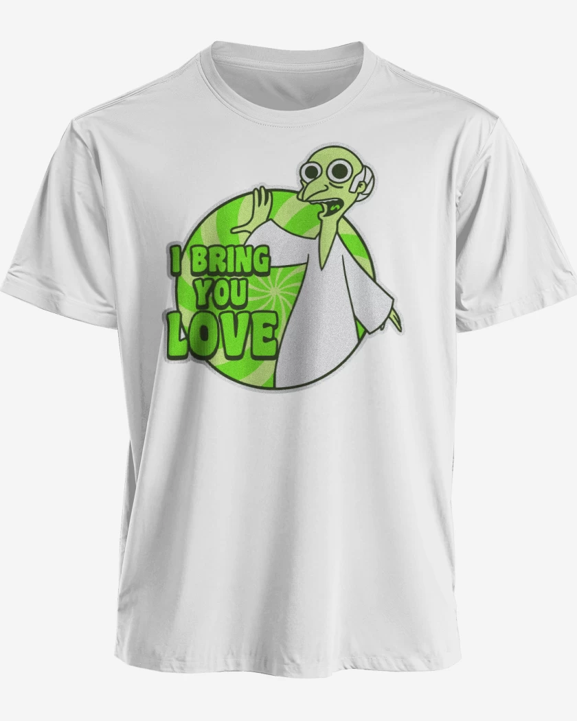 Polera premium Blanco de Les traigo paz