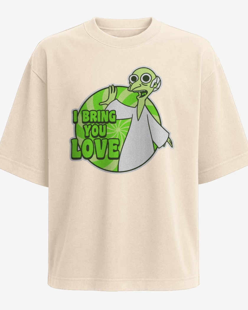 Polera Oversize Les traigo paz