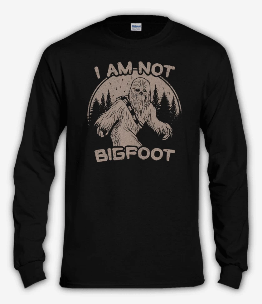 Polera manga larga Negro de No soy Bigfoot
