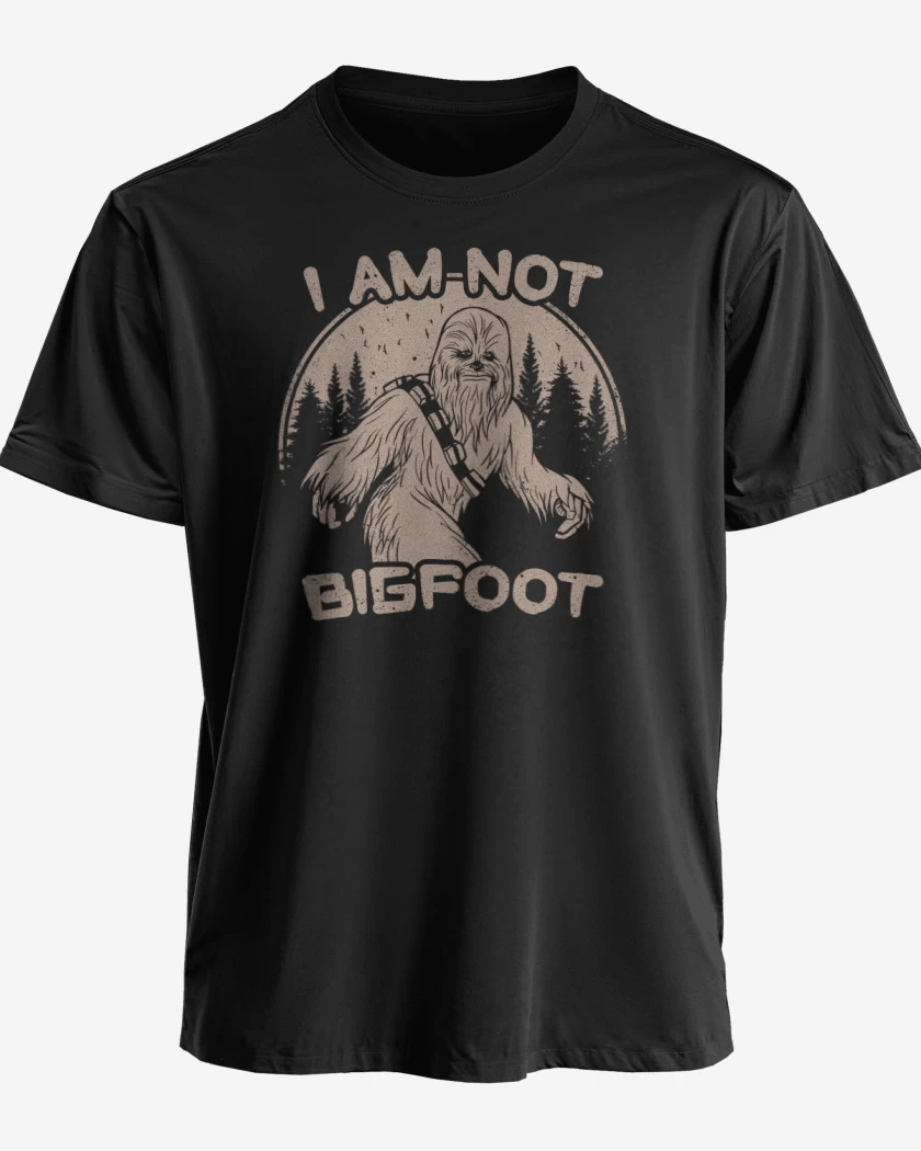 Polera premium Negro de No soy Bigfoot