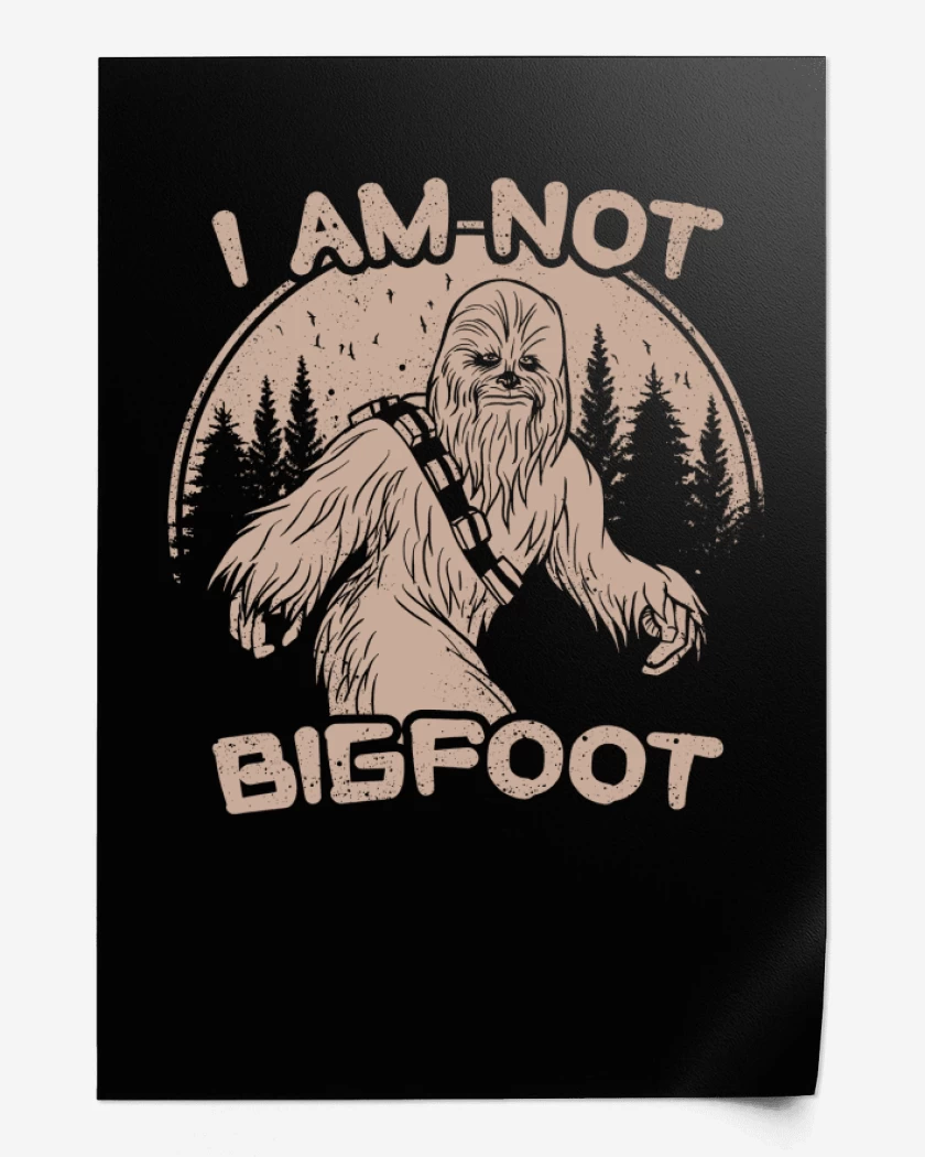 Print No soy Bigfoot