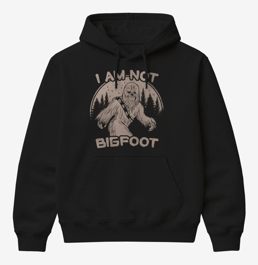 Poleron Canguro básico Negro de No soy Bigfoot
